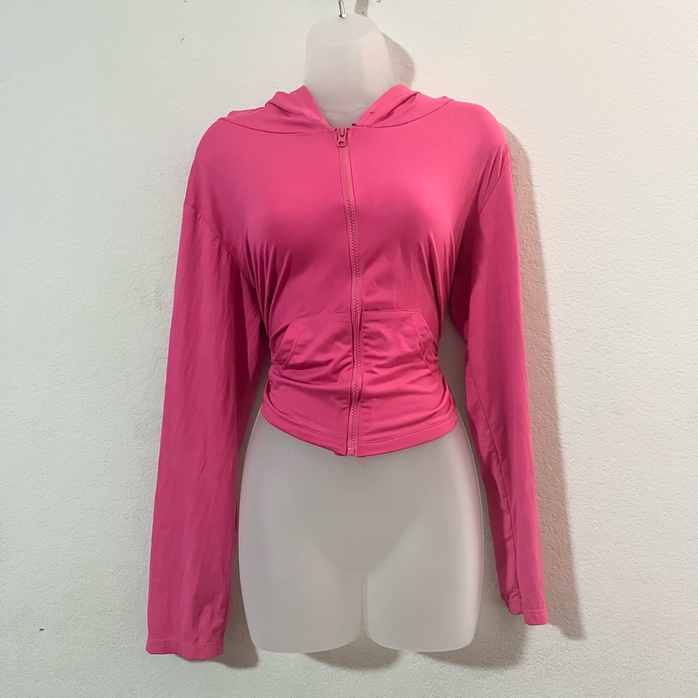 Pink Women's Zip-Up Hoodie